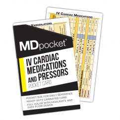Cardiac Medications and Pressors Card